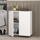 Sapateira 2 Portas Nina Multimóveis Branca/Preta Sapateira 2 Portas Nina Multimóveis Branca/Preta