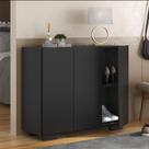 Sapateira 3 Portas Nina Multimóveis MP6019 Preta Sapateira 3 Portas Nina Multimóveis MP6019 Preta