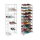 Sapateira 30 Pares 10 Prateleiras Vertical De Chão Tênis Sapateira 30 Pares 10 Prateleiras Vertical De Chão Tênis