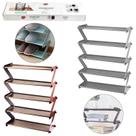 Sapateira 5 Andares Plastico Metal 48 Cm X 19 Cm X 58 Cm 1Un