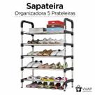Sapateira 5 Prateleiras Organizadora Metal Reforçada Compacta Para Calçados