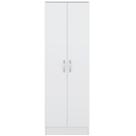 Sapateira Armário Multiuso Alto 2 Portas Gold Branco