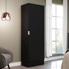Sapateira Armário Multiúso Madesa Isis 1 Porta - Preto Sapateira Armário Multiúso Madesa Isis 1 Porta - Preto