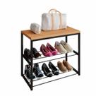 Sapateira Banco Vero Industrial Hall de Entrada 2 Prateleiras Aço Aramado MDP UV 54x47x30cm 120kg