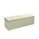 Sapateira Baú Lana Para Decoração Quarto E Cama Box Queen 160 CM - Sv Decor