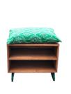 Sapateira boho verde sala quarto escritório 40x40 4 pares Sapateira boho verde sala quarto escritório 40x40 4 pares