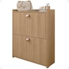 Sapateira Closet Vertical Organizadora 12 Pares Calçados Unissex Prateleira 2 Andares Gavetas Basculante Hanover - Lojas RPM