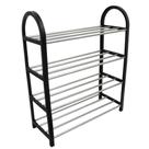 Sapateira Com 4 Divisórias De Metal 43x18,5x56cm Sapateira Com 4 Divisórias De Metal 43x18,5x56cm