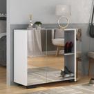 Sapateira com Espelho 3 Portas Nina Multimóveis MP6023 Branca/Preta Sapateira com Espelho 3 Portas Nina Multimóveis MP6023 Branca/Preta