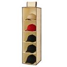Sapateira de Porta Vertical 5 Divisórias Organizador Flexível Multiuso para Closet e Guarda-Roupa