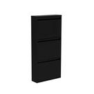 Sapateira em Aço 3 Gavetas Home Office Pandin Preto Sapateira em Aço 3 Gavetas Home Office Pandin Preto