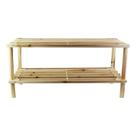Sapateira em Madeira 2 Andares 64x26x29cm N248866-1 Quanhe