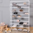 Sapateira Grande Organizador 100 Calçados 50 Pares Estante de Aço Para Closet