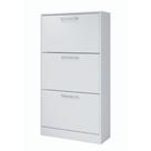 Sapateira Havana 03 portas Plus Branco Santos Andirá