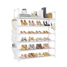 Sapateira LANTEFUL, 6 camadas, branca, organizadora de 86x28x107cm