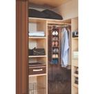 Sapateira Marrom Vertical Dobrável Luxo Flexível Organizador Closet