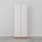 Sapateira Modular 2 Portas Hera CabeCasa MadeiraOriginals Louro/Branco Geada/Cinza