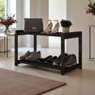 Sapateira multiuso Industrial Atenas de metal 2 prateleiras MDF