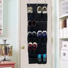 Sapateira Organiza Multiuso 20 Divisórias TNT Para Porta Flexível Dobrável Closet