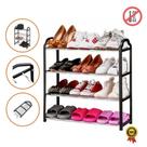 Sapateira Organizadora 4 Andares Plástico até 12 Pares Sapateira Organizadora 4 Andares Plástico até 12 Pares