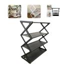 Sapateira organizadora multiuso 4 andares premium compacta 8 pares