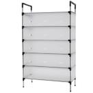 Sapateira Rack 6 Andares Organizaçao Sapato Calçado Sandalia Prateleiras Objetos Hall de Entrada Resistente Multiuso Sapateira Rack 6 Andares Organizaçao Sapato Calçado Sandalia Prateleiras Objetos Hall de Entrada Resistente Multiuso