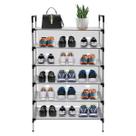 Sapateira Rack 6 Andares Organizaçao Tenis Calçado Sandalia Hall de Entrada Prateleiras Objetos Multiuso Resistente Duravel Sapateira Rack 6 Andares Organizaçao Tenis Calçado Sandalia Hall de Entrada Prateleiras Objetos Multiuso Resistente Duravel