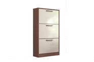 Sapateira santos andira plus 03 portas jatoba areia