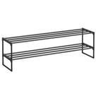 Sapateira SONGMICS 2-Tier Metal Storage 15-18 pares preta