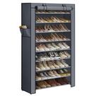 Sapateira SONGMICS 9 Níveis para 40-50 Pares de Sapatos - com Capa de Tecido Cinza
