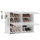 Sapateira SONGMICS de 4 Cubos - Organizador para 16 Pares de Sapatos (Branca)