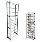 Sapateira Vertical 10 Andares de Prateleira 50cmX16cmX139cm
