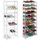 Sapateira Vertical 20 Pares 10 Prateleiras Organizador Preta
