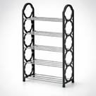 Sapateira Vertical 5 Prateleiras para 10 Pares em PVC e Metal