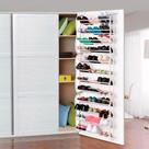 Sapateira Vertical Parede Porta Pares Rack Pendura Tênis Calçados Sapatos Chinelo Guarda Organizar