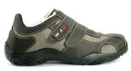 Sapatenis Casual Esportivo Byke Café Cinza Tenis Preto Leve