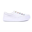 Sapatênis Casual Feminino Rasteiro de Ajuste Elástico Confortável Para Seu Dia a Dia Sapatênis Casual Feminino Rasteiro de Ajuste Elástico Confortável Para Seu Dia a Dia