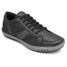 Sapatênis Casual Masculino com Cadarço Detalhe em Recortes e Sola Borracha Reta Sapatênis Casual Masculino com Cadarço Detalhe em Recortes e Sola Borracha Reta