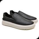 Sapatênis Casual Masculino Preto Slip On Calce Fácil Rovetto