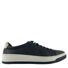 Sapatênis Couro Freeway Preto com Detalhe Branco Masculino LOUD103138 Sapatênis Couro Freeway Preto com Detalhe Branco Masculino LOUD103138