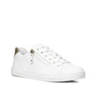 Sapatênis Feminino Pegada Flatform Casual Couro Ziper