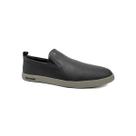 Sapatenis Kildare De Couro Iate 1203.7957 Preto/Cinza
