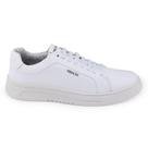 Sapatênis Masc Ferracini Quest BA 9755 couro Branco Elástico Sapatênis Masc Ferracini Quest BA 9755 couro Branco Elástico