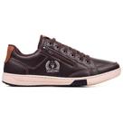 Sapatênis Masculino Casual Zíper Lateral Emblema