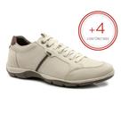 Sapatenis Masculino Couro Ferricelli salto interno palmilha 4cm fechamento por elastico