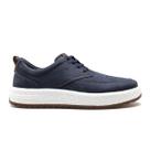 Sapatênis Masculino Drake Pulse Couro Azul - Cód 600103-002