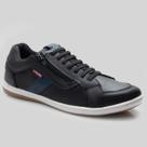 Sapatênis Masculino em Couro G100 Zarato Preto 2328