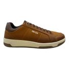 Sapatênis Masculino Ferracini Vox Casual Couro Calce Fácil 8050-617 Caramelo