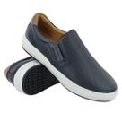 Sapatênis Masculino Iate 100% Couro Floater Azul Marinho Art Nobre - 3102
