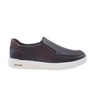 Sapatenis masculino pegada - 112001 - coffe / conhaque / branco - 38